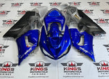 Fairing kit for a Kawasaki Ninja ZX6R 636 (2005-2006) Blue & Matte Black at KingsMotorcycleFairings.com