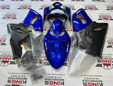 Fairing kit for a Kawasaki Ninja ZX6R 636 (2005-2006) Blue & Matte Black at KingsMotorcycleFairings.com