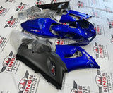 Fairing kit for a Kawasaki Ninja ZX6R 636 (2005-2006) Blue & Matte Black at KingsMotorcycleFairings.com