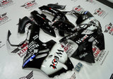 Fairing kit for a Kawasaki ZX-9R (1994-1997) Black & White West at KingsMotorcycleFairings.com