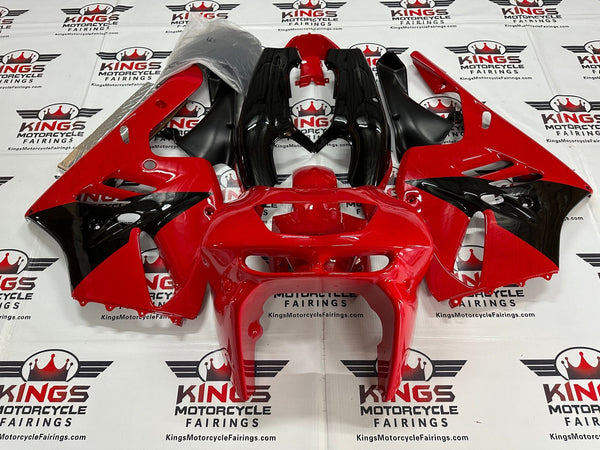 Fairing kit for a Kawasaki ZX-9R (1994-1997) Red & Black at KingsMotorcycleFairings.com