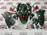 Fairing kit for a Kawasaki ZX10R (2004-2005) Matte Green Flying Tiger Bomber at KingsMotorcycleFairings.com 