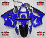 Fairing kit for a Kawasaki ZX6R 636 (2000-2002) Blue & Black at KingsMotorcycleFairings.com