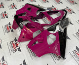 Fairing kit for a Kawasaki ZX6R 636 (2000-2002) Pink & Black at KingsMotorcycleFairings.com