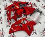 Fairing kit for a Kawasaki ZX6R 636 (2003-2004) Red, Black, Yellow Fairings at KingsMotorcycleFairings.com