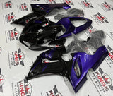 Fairing kit for a Kawasaki ZX6R 636 (2005-2006) Black, Purple at KingsMotorcycleFairings.com