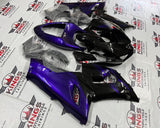 Fairing kit for a Kawasaki ZX6R 636 (2005-2006) Black, Purple at KingsMotorcycleFairings.com