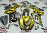 Fairing kit for a Kawasaki ZX6R 636 (2005-2006) Gold, Silver & Black at KingsMotorcycleFairings.com