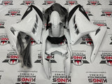 Kawasaki Ninja 300 Fairings (2013-2017) White, Matte Black at KingsMotorcycleFairings.com