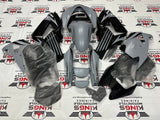 Fairings for Kawasaki Ninja ZX14R (2006-2011) Matte Dark Gray, Gloss Black at KingsMotorcycleFairings.com