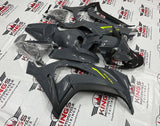 Kawasaki Ninja ZX10R Fairings (2011-2015) Dark Nardo Gray, Yellow at KingsMotorcycleFairings.com