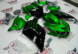 Kawasaki Ninja ZX14R Fairings (2012-2024) Green, Black at KingsMotorcycleFairings.com 