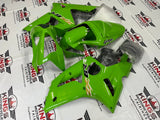 Fairings for Kawasaki ZX6R 636 (2003-2004) Green, Black, Gold at KingsMotorcycleFairings.com