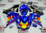 Fairings for Kawasaki ZX6R 636 (2005-2006) Blue Red Bull at KingsMotorcycleFairings.com 