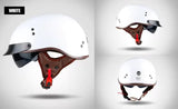 Gloss White Motorcycle Helmet at KingsMotorcycleFairings.com