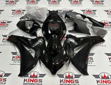 HONDA CBR1000RR (2008-2011) BLACK, CHOME FAIRINGS at KingsMotorcycleFairings.com