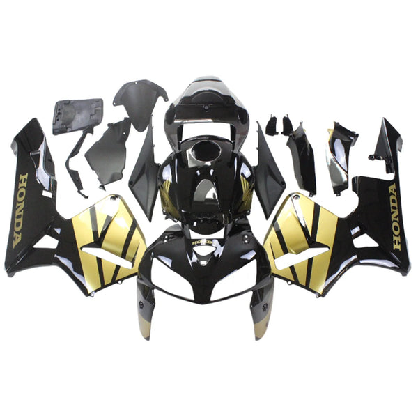 HONDA CBR600RR Fairings (2005-2006) Gold, Black at KingsMotorcycleFairings.com