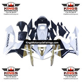 HONDA CBR600RR Fairings (2005-2006) Gold, White, Black at KingsMotorcycleFairings.com