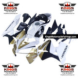 HONDA CBR 600RR Fairings (2005-2006) Gold, White, Black at KingsMotorcycleFairings.com