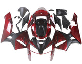 HONDA CBR600RR Fairings (2005-2006) Maroon Red, Matte Black at KingsMotorcycleFairings.com