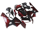 HONDA CBR600RR Fairings (2005-2006) Maroon Red, Matte Black at KingsMotorcycleFairings.com