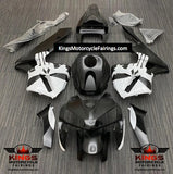 HONDA CBR 600 Fairings (2005-2006) Matte Black, White Punisher Skull at KingsMotorcycleFairings.com