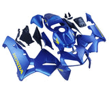 HONDA CBR600RR Fairings (2005-2006) Matte Blue, Yellow at KingsMotorcycleFairings.com