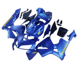 HONDA CBR600RR Fairings (2005-2006) Matte Blue, Yellow at KingsMotorcycleFairings.com