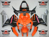 HONDA CBR 600 Fairings (2005-2006) Orange, Black, Silver at KingsMotorcycleFairings.com