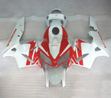 HONDA CBR 600 Fairings (2005-2006) Red, White at KingsMotorcycleFairings.com