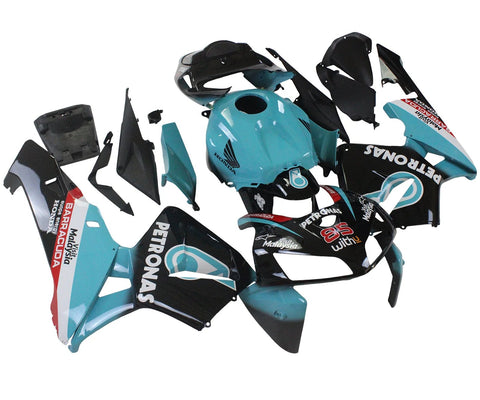 HONDA CBR600RR Fairings (2005-2006) Turquoise Blue, Black, Petronas at KingsMotorcycleFairings.com