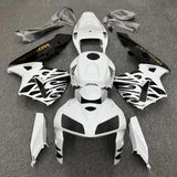 HONDA CBR 600 Fairings (2005-2006) White, Black, Gold Tribal at KingsMotorcycleFairings.com