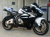 HONDA CBR600RR Fairings (2005-2006) White, Black at KingsMotorcycleFairings.com