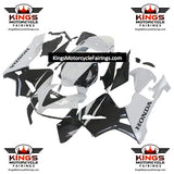 HONDA CBR600RR Fairings (2005-2006) White, Black at KingsMotorcycleFairings.com