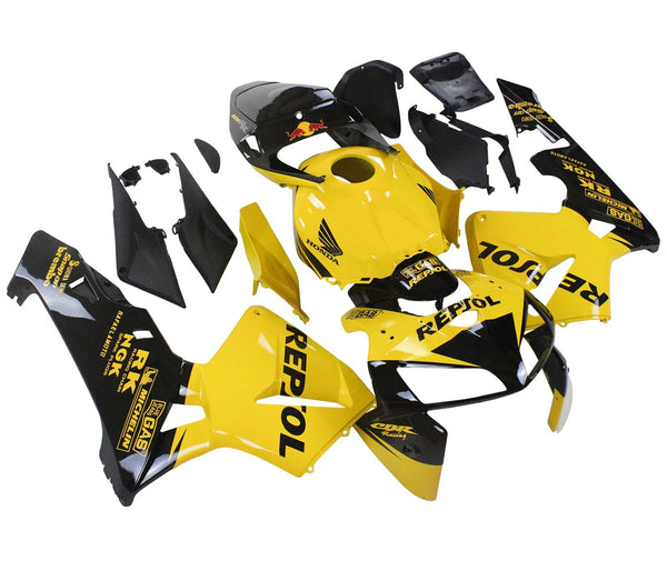 HONDA CBR 600 Fairings (2005-2006) Yellow, Black Repsol at KingsMotorcycleFairings.com