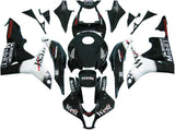 HONDA CBR 600RR Fairings (2007-2008) Black, White West at KingsMotorcycleFairings.com