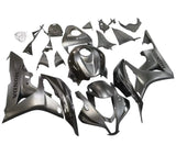 HONDA CBR 600RR Fairings (2007-2008) Matte Gunmetal Gray, Black at KingsMotorcycleFairings.com