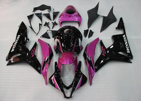 HONDA CBR600RR Fairings (2007-2008) Pink, Black, Silver at KingsMotorcycleFairings.com