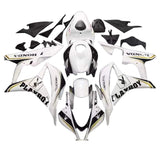 HONDA CBR 600 Fairings (2007-2008) White, Black, Gold Playboy at KingsMotorcycleFairings.com