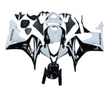 HONDA CBR600RR Fairings (2007-2008) White, Black at KingsMotorcycleFairings.com