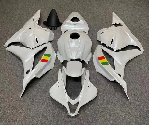 HONDA CBR 600 Fairings (2007-2008) White, Country Flag at KingsMotorcycleFairings.com