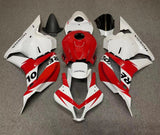 HONDA CBR600RR Fairings (2007-2008) White, Red Repsol at KingsMotorcycleFairings.com