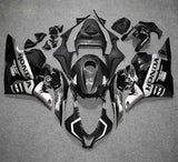 HONDA CBR 600RR (2009-2012) Faux Carbon Fiber, Black, Silver, White Bull Fairings at KingsMotorcycleFairings.com