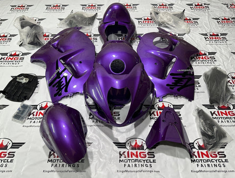 Hayabusa (1999-2007) Purple, Black, White Fairings at KingsMotorcycleFairings.com