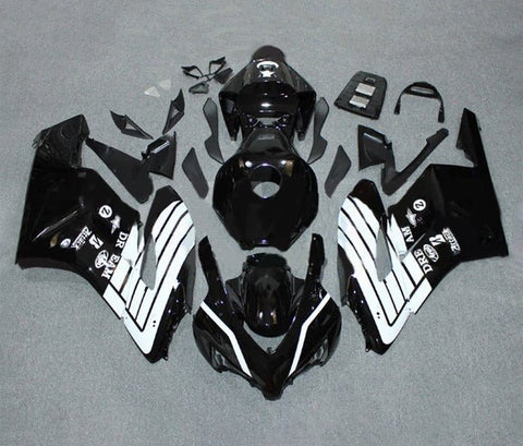 Honda CBR1000RR Fairings (2004-2005) Black, White Wings at KingsMotorcycleFairings.com