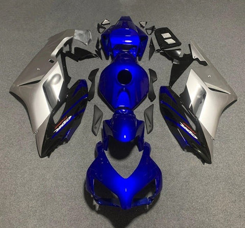 Honda CBR1000RR Fairings (2004-2005) Blue, Silver, Black at KingsMotorcycleFairings.com