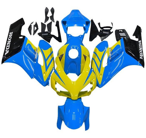 Honda CBR1000RR Fairings (2004-2005) Blue, Yellow, Black at KingsMotorcycleFairings.com