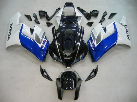 Honda CBR1000RR Fairings (2004-2005) Dark Blue, White, Blue at KingsMotorcycleFairings.com