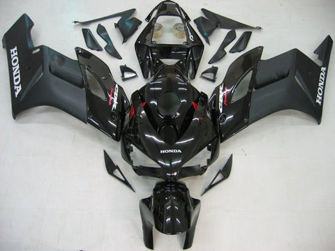 Honda CBR1000RR Fairings (2004-2005) Gloss Black, Matte Black at KingsMotorcycleFairings.com