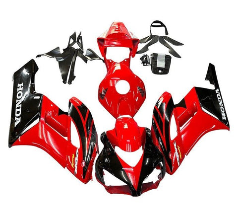 Honda CBR1000RR Fairings (2004-2005) Red, Black at KingsMotorcycleFairings.com